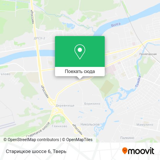 Карта Старицкое шоссе 6