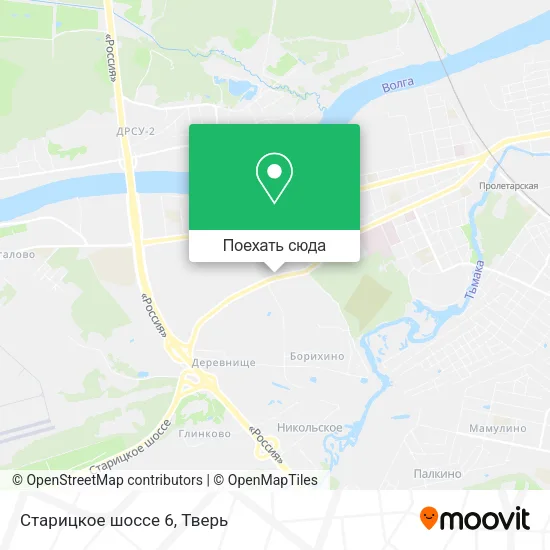Карта Старицкое шоссе 6