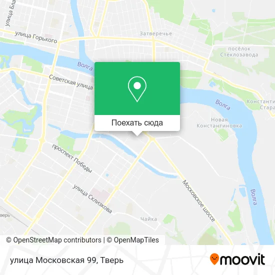 Карта улица Московская 99