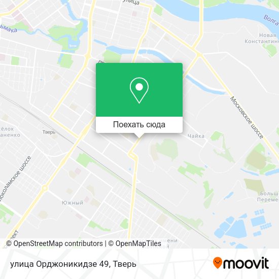 Карта улица Орджоникидзе 49