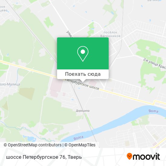 Карта шоссе Петербургское 76