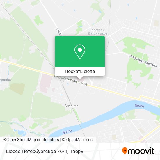 Карта шоссе Петербургское 76/1