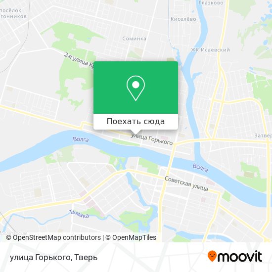 Карта улица Горького