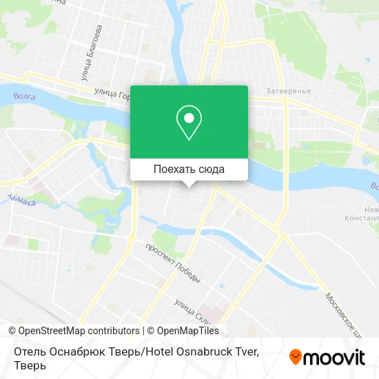 Карта Отель Оснабрюк Тверь / Hotel Osnabruck Tver
