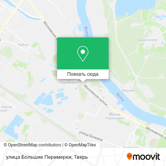 Карта улица Большие Перемерки