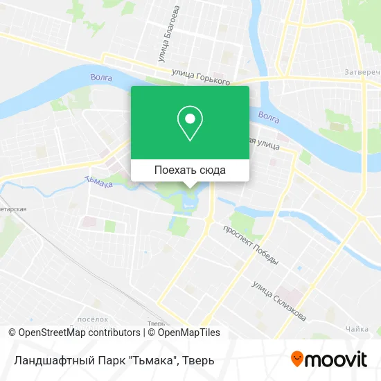 Карта Ландшафтный Парк "Тьмака"