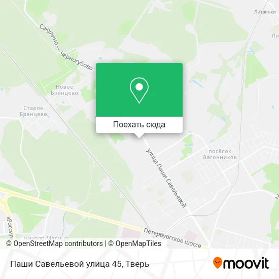 Карта Паши Савельевой улица 45