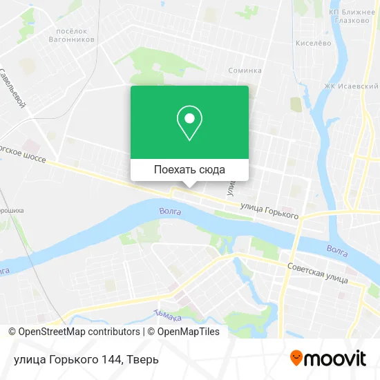 Карта улица Горького 144