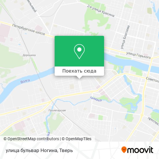 Карта улица бульвар Ногина