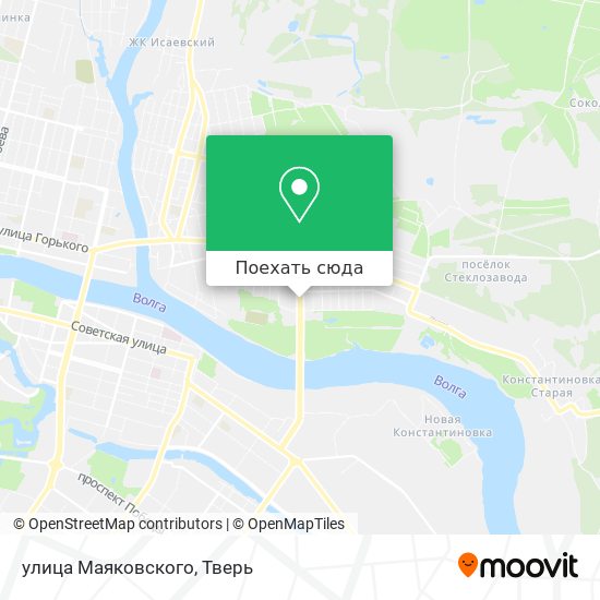 Карта улица Маяковского