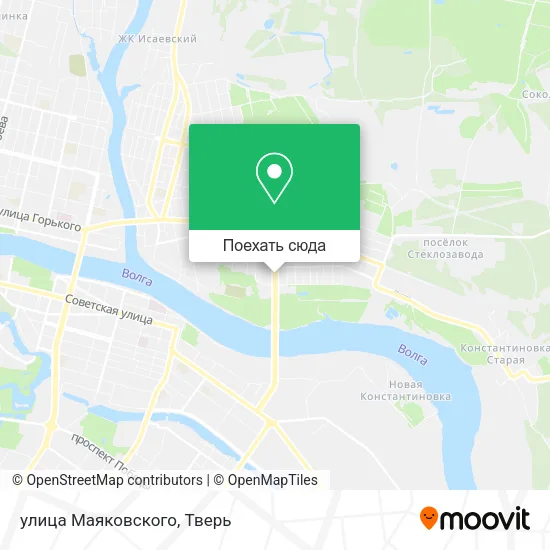 Карта улица Маяковского