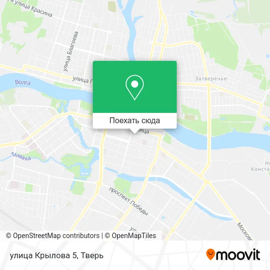 Карта улица Крылова 5