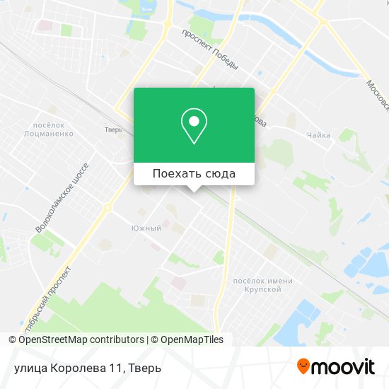 Карта улица Королева 11