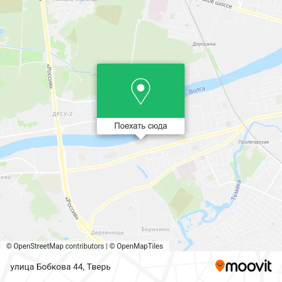 Карта улица Бобкова 44