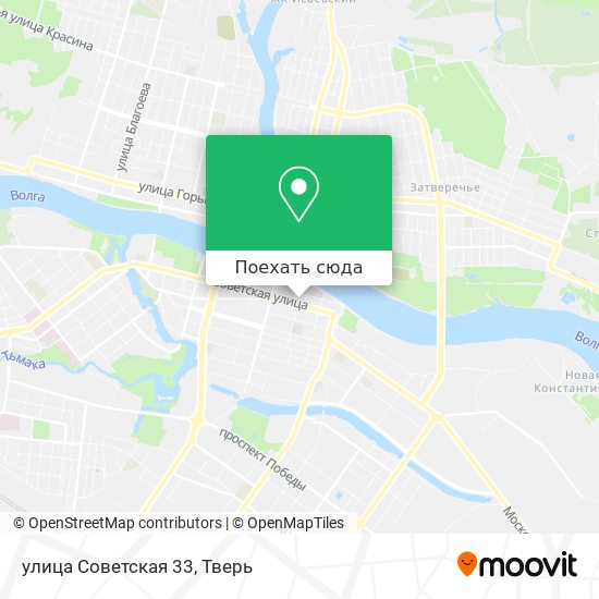 Карта улица Советская 33
