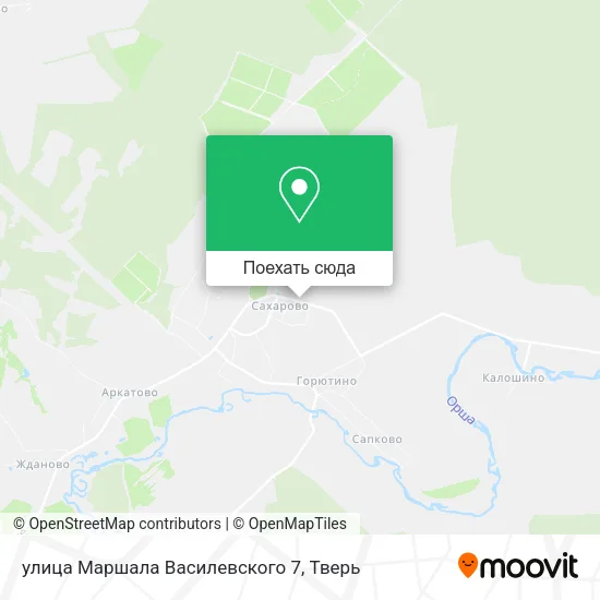 Карта улица Маршала Василевского 7