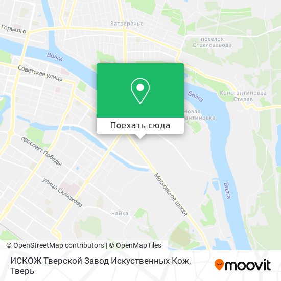 Карта ИСКОЖ Тверской Завод Искуственных Кож