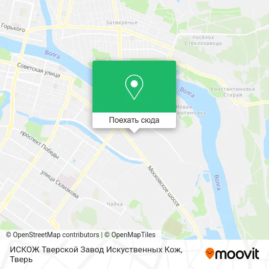Карта ИСКОЖ Тверской Завод Искуственных Кож