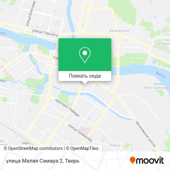 Карта улица Малая Самара 2