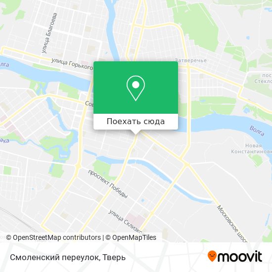 Карта Смоленский переулок
