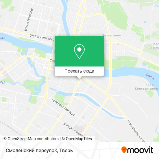 Карта Смоленский переулок