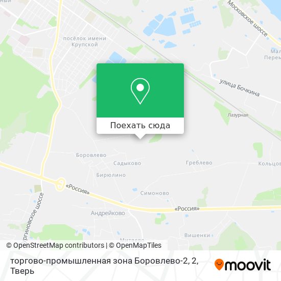 Карта торгово-промышленная зона Боровлево-2, 2