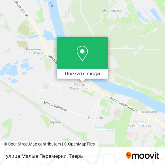Карта улица Малые Перемерки