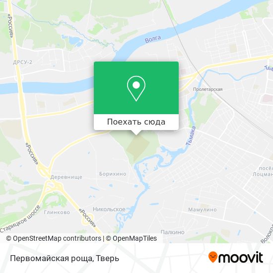 Карта Первомайская роща