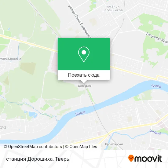 Карта станция Дорошиха
