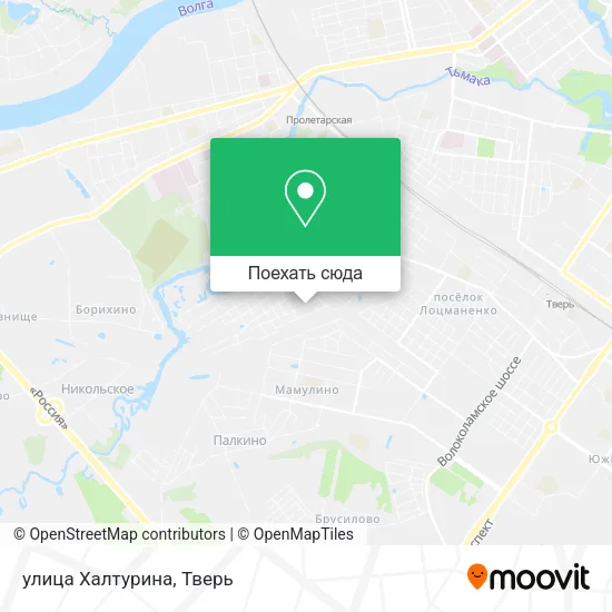 Карта улица Халтурина