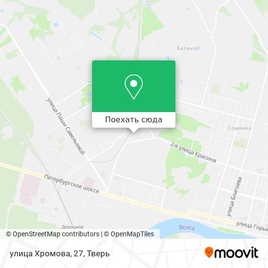 Карта улица Хромова, 27