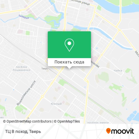 Карта ТЦ В поход