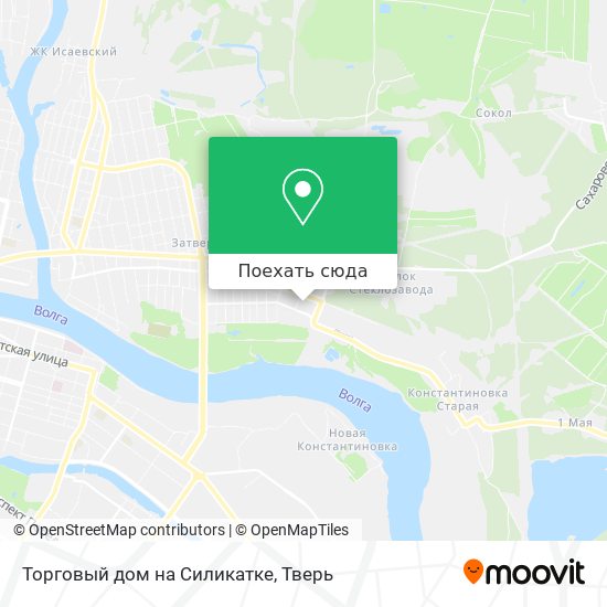 Карта Торговый дом на Силикатке