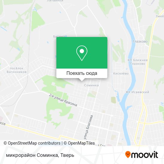 Карта микрорайон Соминка