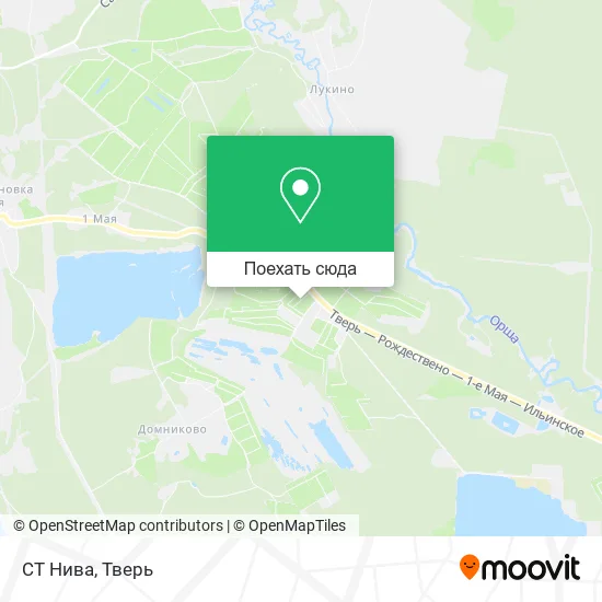 Карта СТ Нива