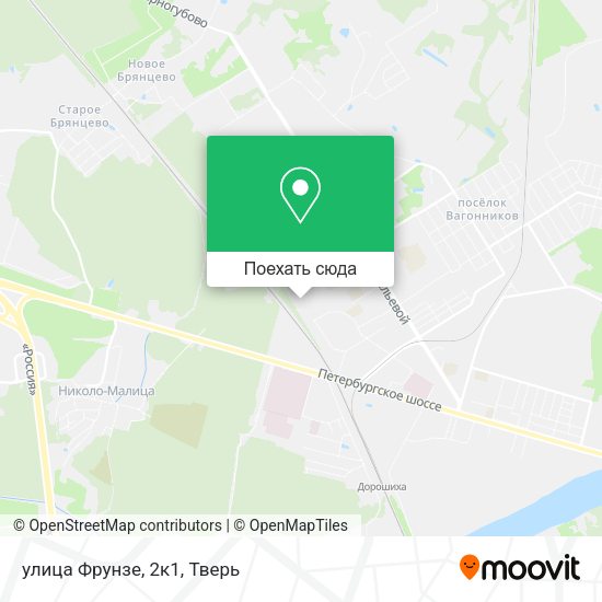 Карта улица Фрунзе, 2к1