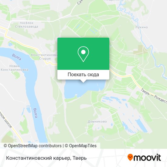 Карта Константиновский карьер