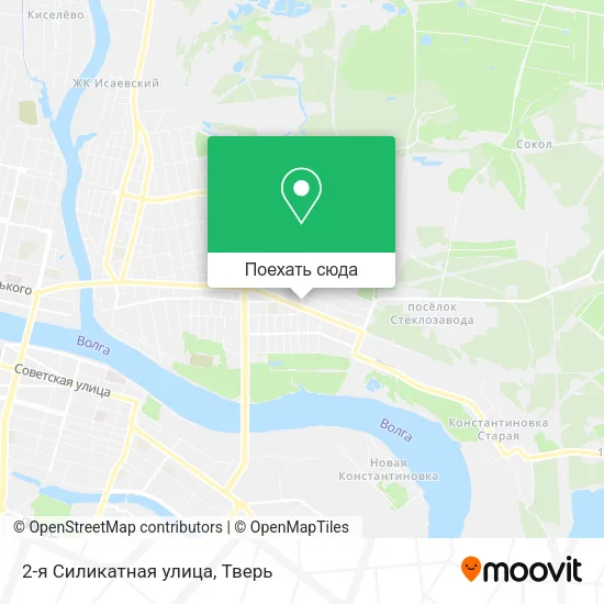Карта 2-я Силикатная улица