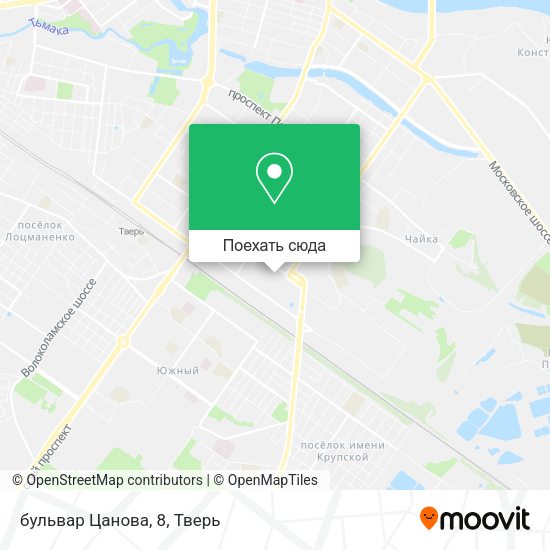 Карта бульвар Цанова, 8