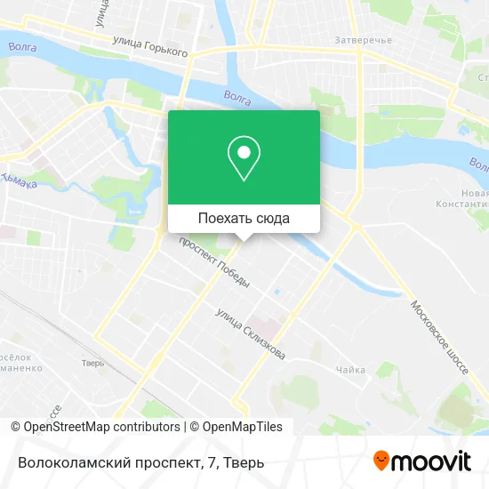 Карта Волоколамский проспект, 7