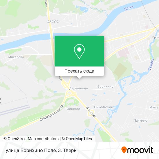 Карта улица Борихино Поле, 3