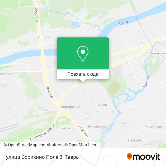 Карта улица Борихино Поле 3