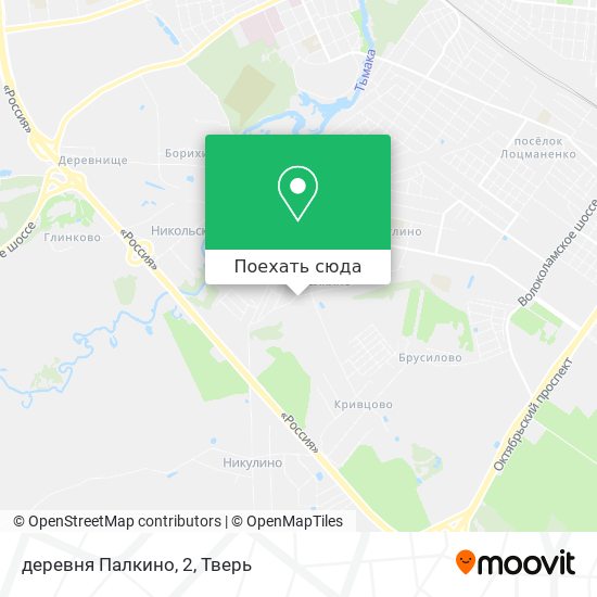 Карта деревня Палкино, 2