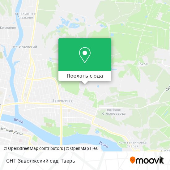 Карта СНТ Заволжский сад