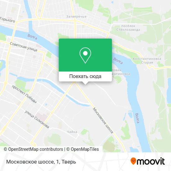 Карта Московское шоссе, 1