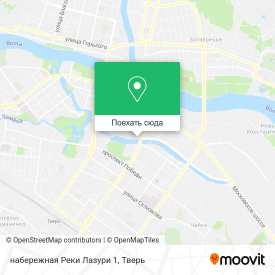 Карта набережная Реки Лазури 1