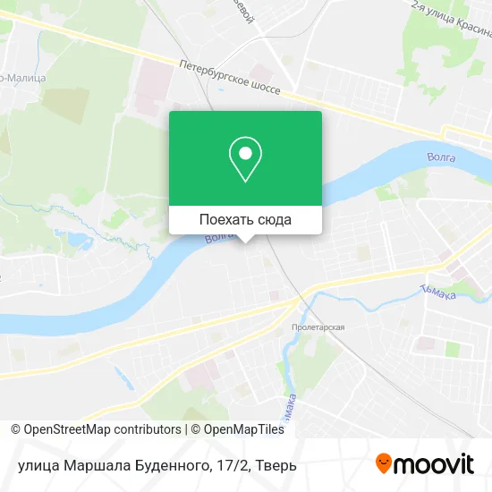 Карта улица Маршала Буденного, 17/2