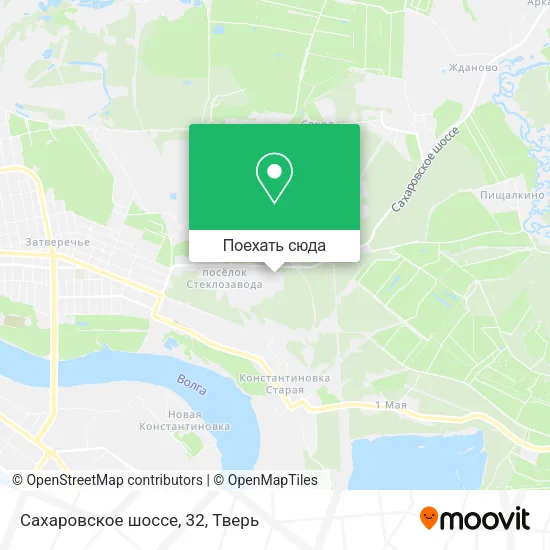 Карта Сахаровское шоссе, 32