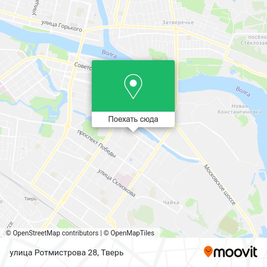 Карта улица Ротмистрова 28