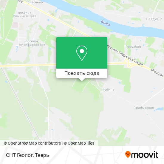 Карта СНТ Геолог